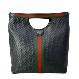 Gucci Sherry (Web), Micro Gucci Shima, GG Marmont Tote Bag 865452 Black Green